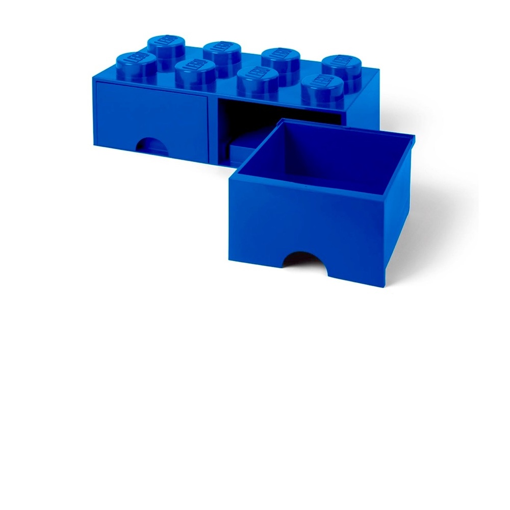 Multiple sizes Lego branded Storage Bricks Blue